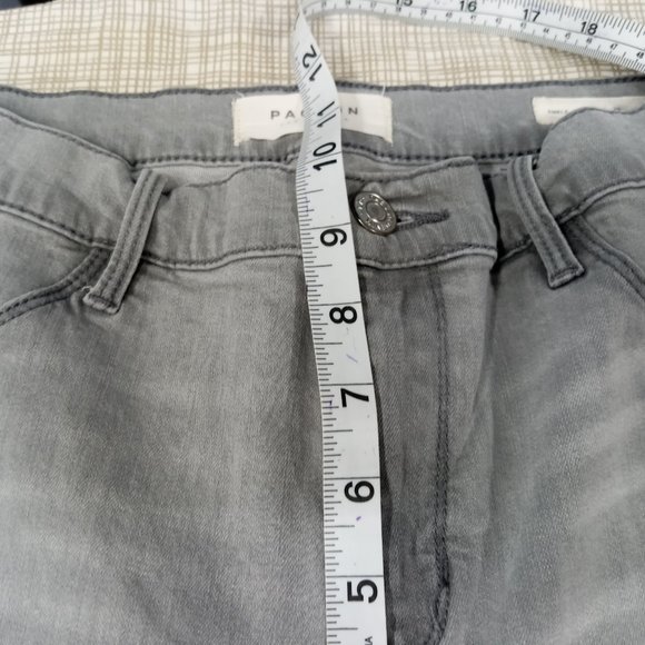 PACSUN Women's Ankle Jegging Jeans Size 29 Distressed Raw Hem Gray Denim Stretch - Picture 10 of 12